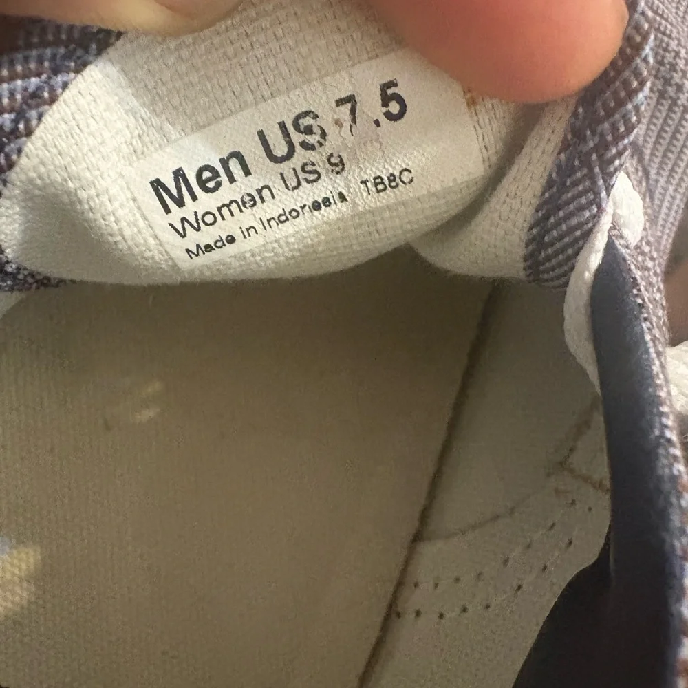 Vans Gray Plaid Men's Sneakers